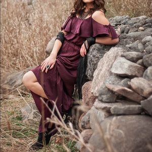 Plum RW&CO Maxi Dress